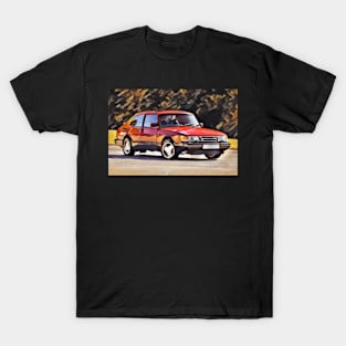 Red Saab 900 Aero Turbo T-Shirt